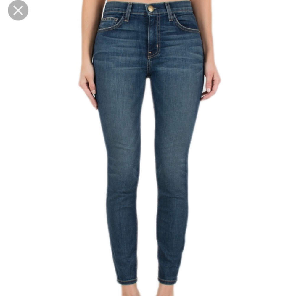 Current Elliott High Waist Skinny Jean Denim 27